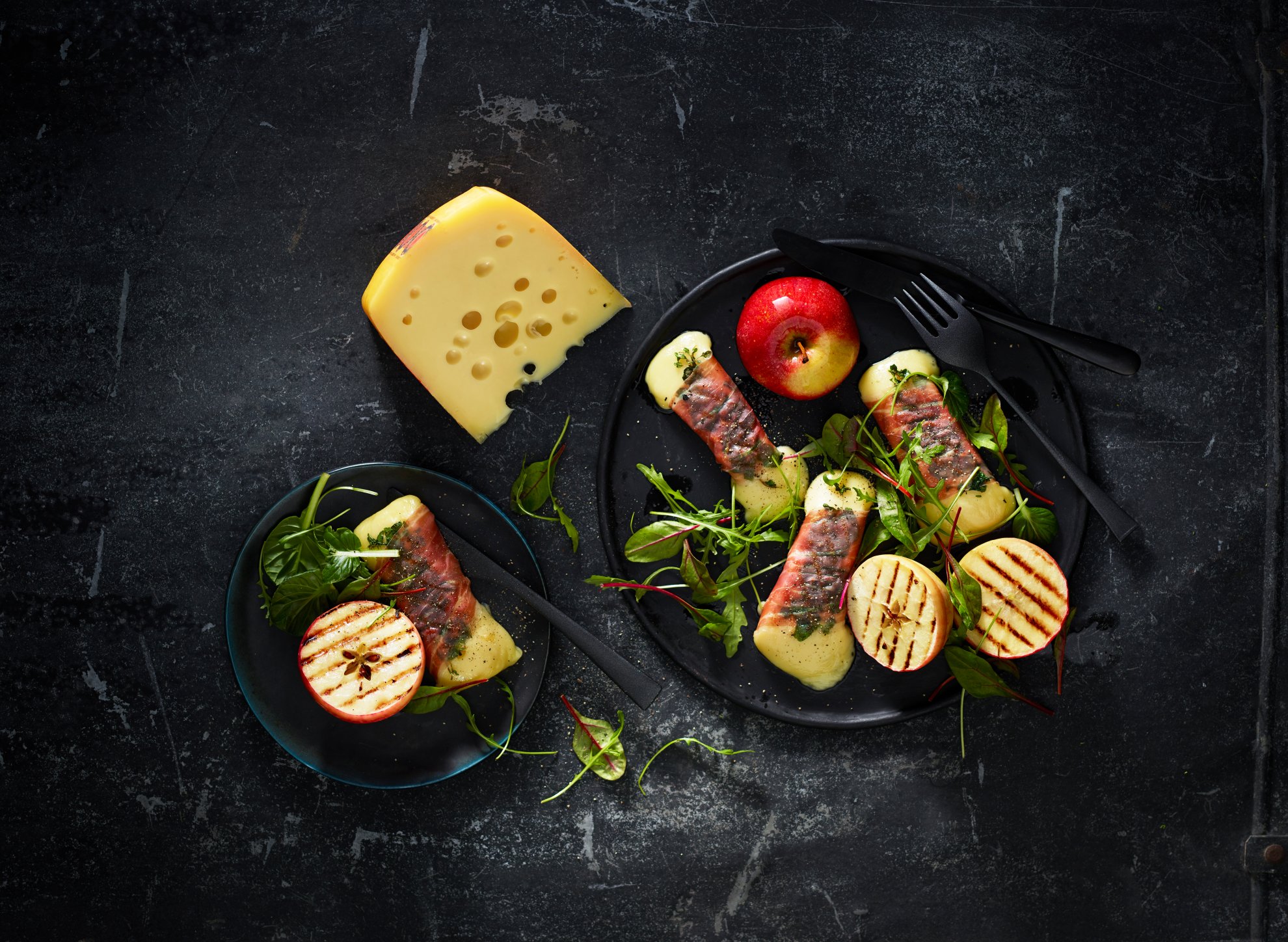 Gegrillter Jarlsberg® im Mantel aus Parmaschinken - Germany
