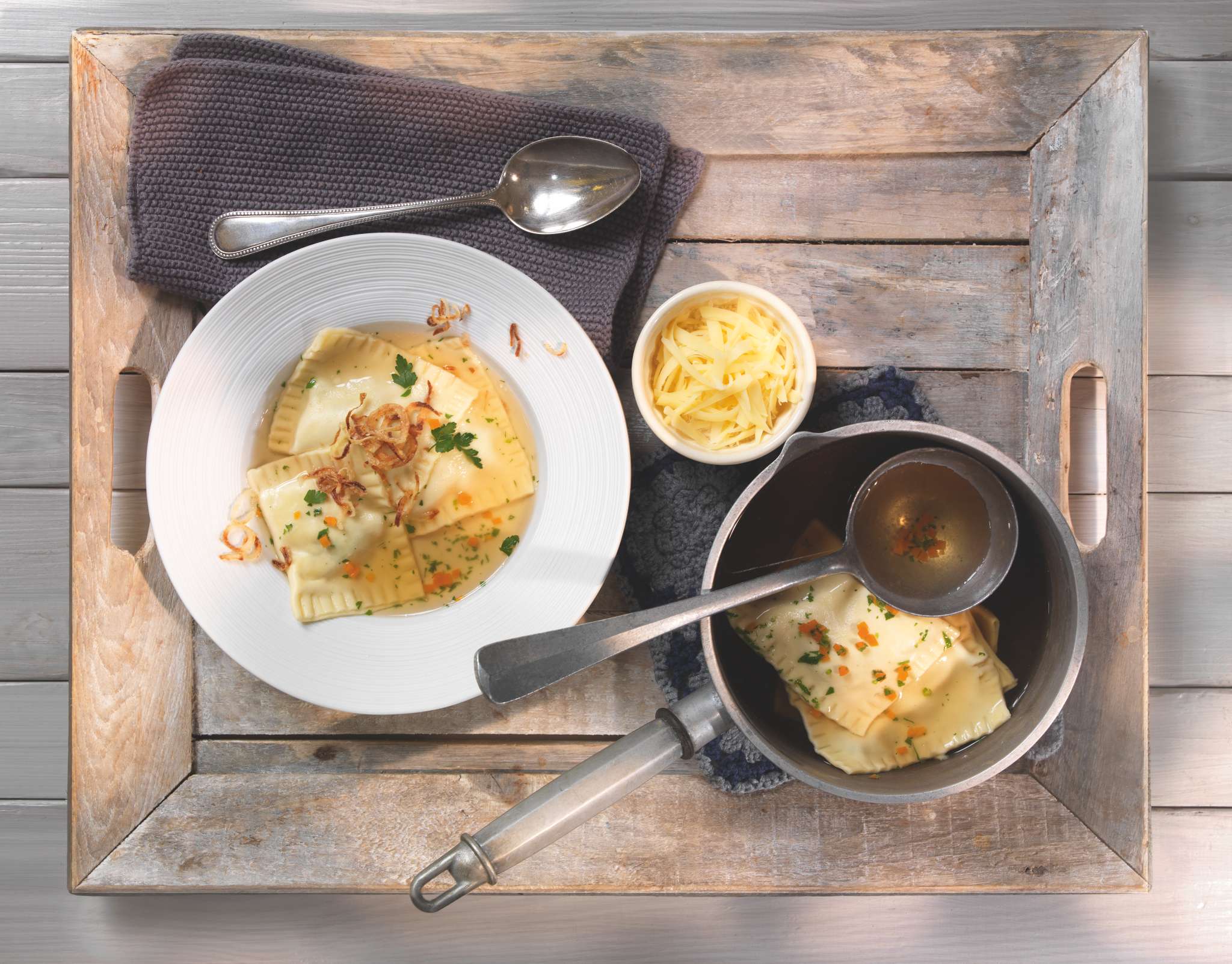 Cremige Pasta mit Jarlsberg® und Flusskrebsen - Germany