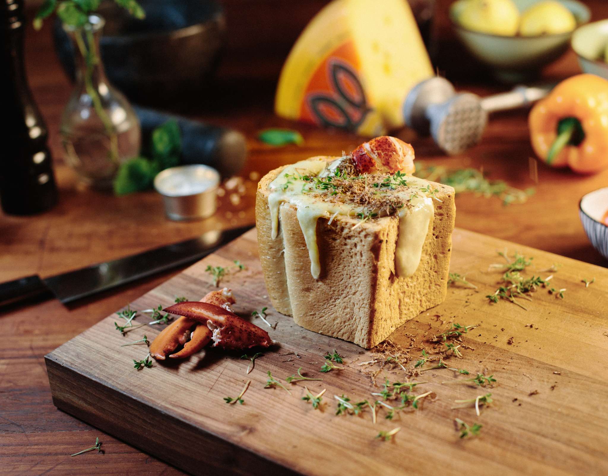 Cremige Pasta mit Jarlsberg® und Flusskrebsen - Germany
