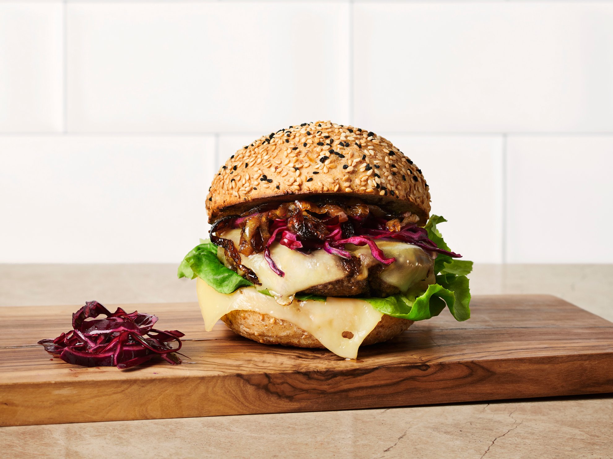 The Nutty Mushroom Melt Burger Denmark