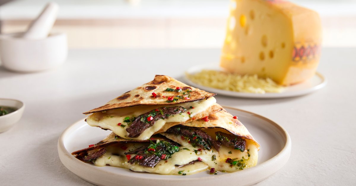 Beef quesadillas with Jarlsberg® - Jarlsberg