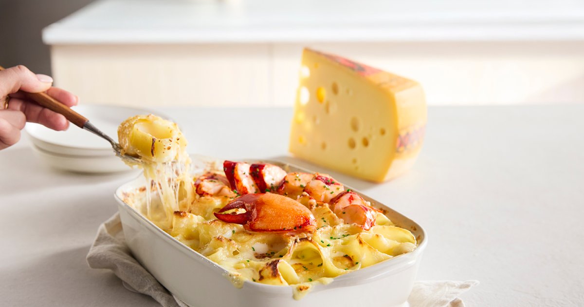 Cheesebake with Jarlsberg® and lobster - Jarlsberg