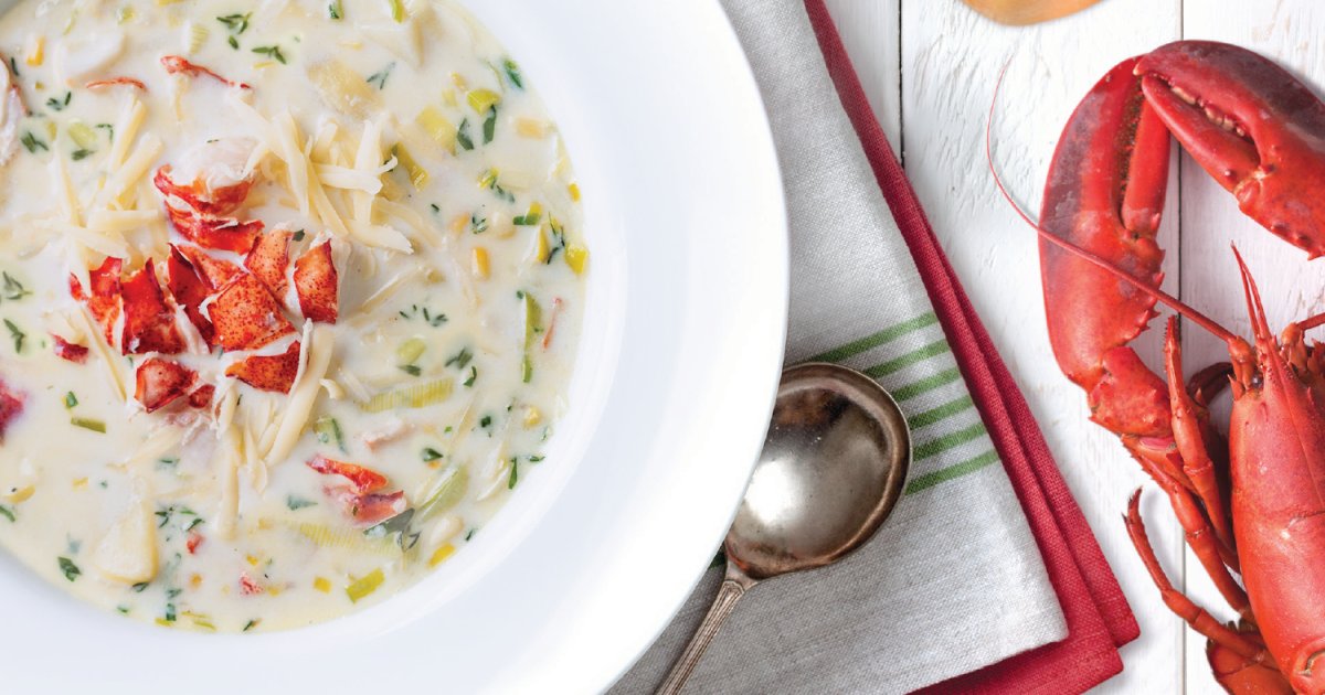 Jarlsberg® lobster chowder - Jarlsberg