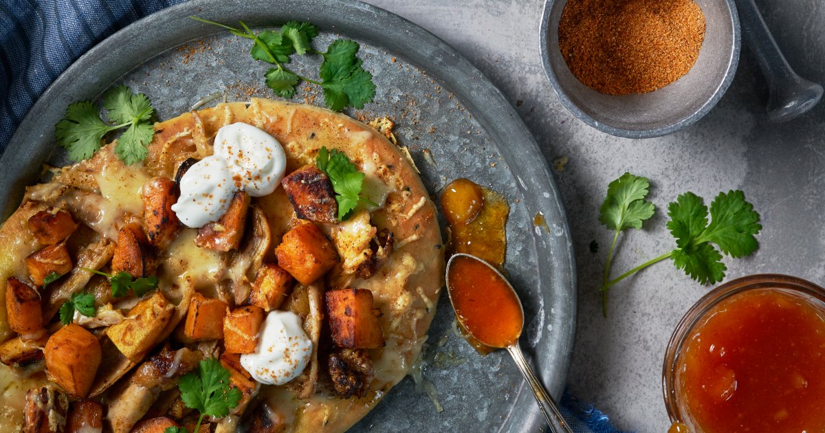 The Naan Bread Masala Melt with Jarlsberg® - Jarlsberg