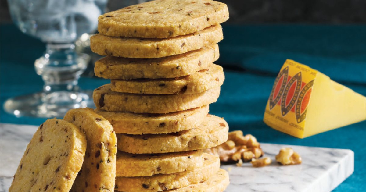 Savoury Jarlsberg® shortbread - Jarlsberg