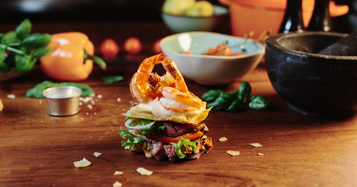 Surf 'n' turf with Jarlsberg® - Jarlsberg