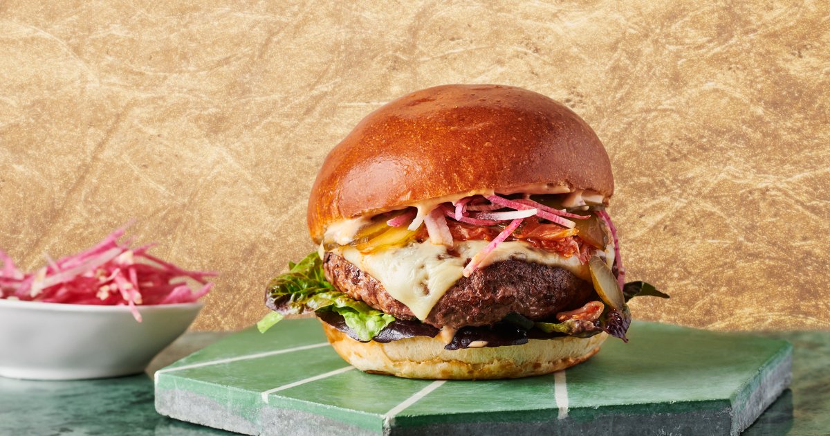 The Orient Cheese Excess Burger - Jarlsberg