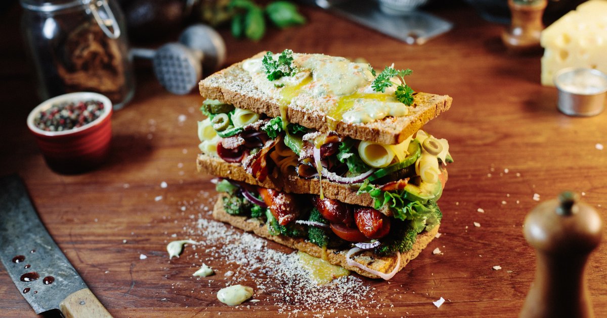 Zombie Apocalypse sandwich with Jarlsberg® Jarlsberg
